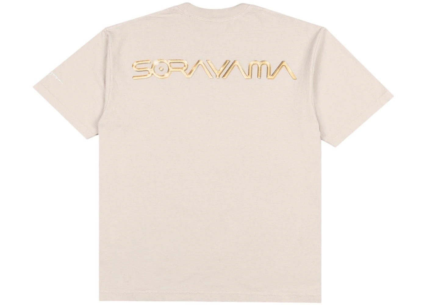 Hajime Sorayama x ComplexCon Gold Dust T-Shirt Light Brown - vue secondaire B