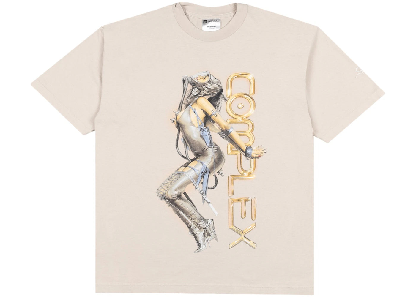 Hajime Sorayama x ComplexCon Gold Dust T-Shirt Light Brown - vue secondaire A