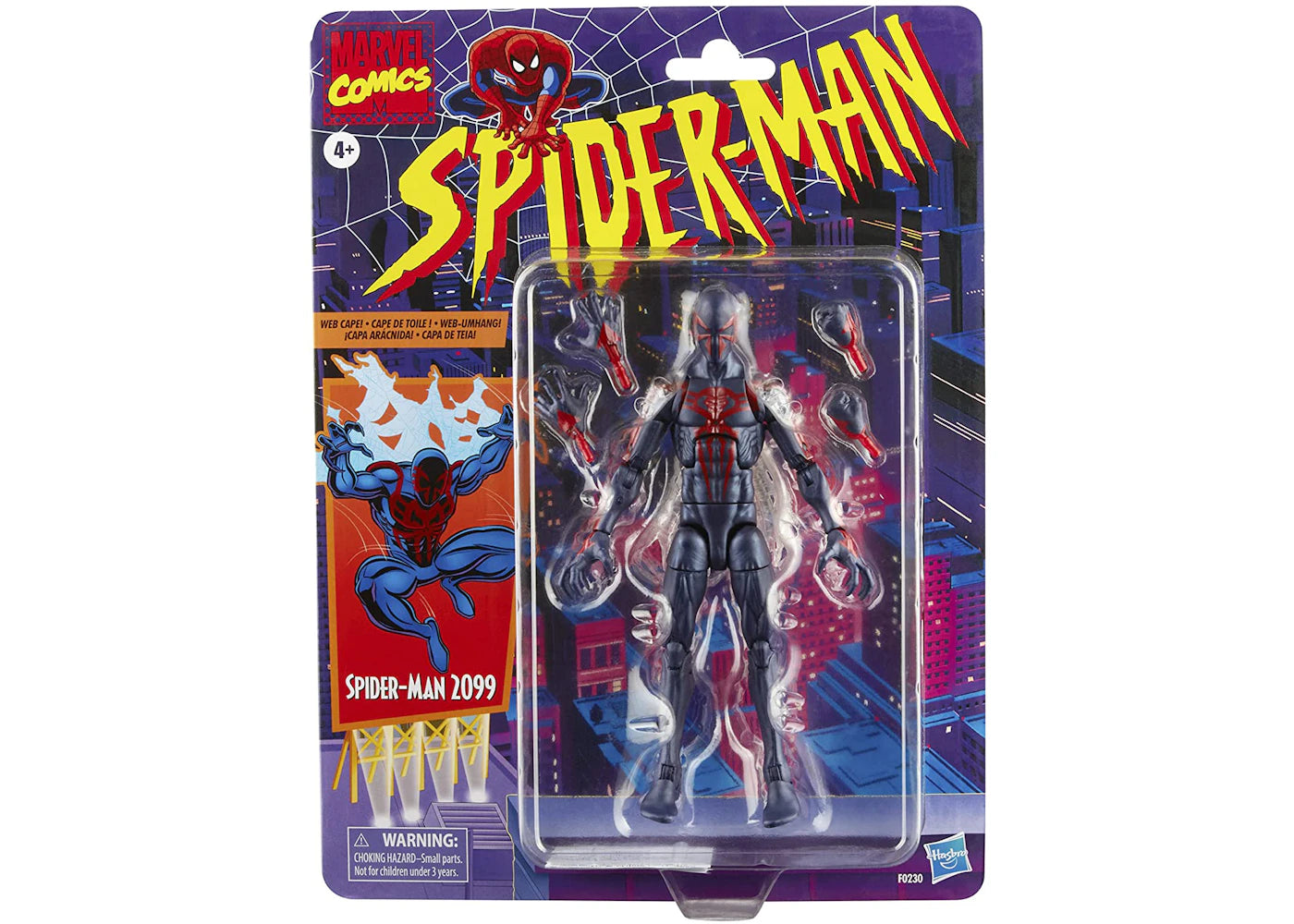 Hasbro Marvel Legends Spider-Man 2099 (Retro) Action Figure - vue secondaire A
