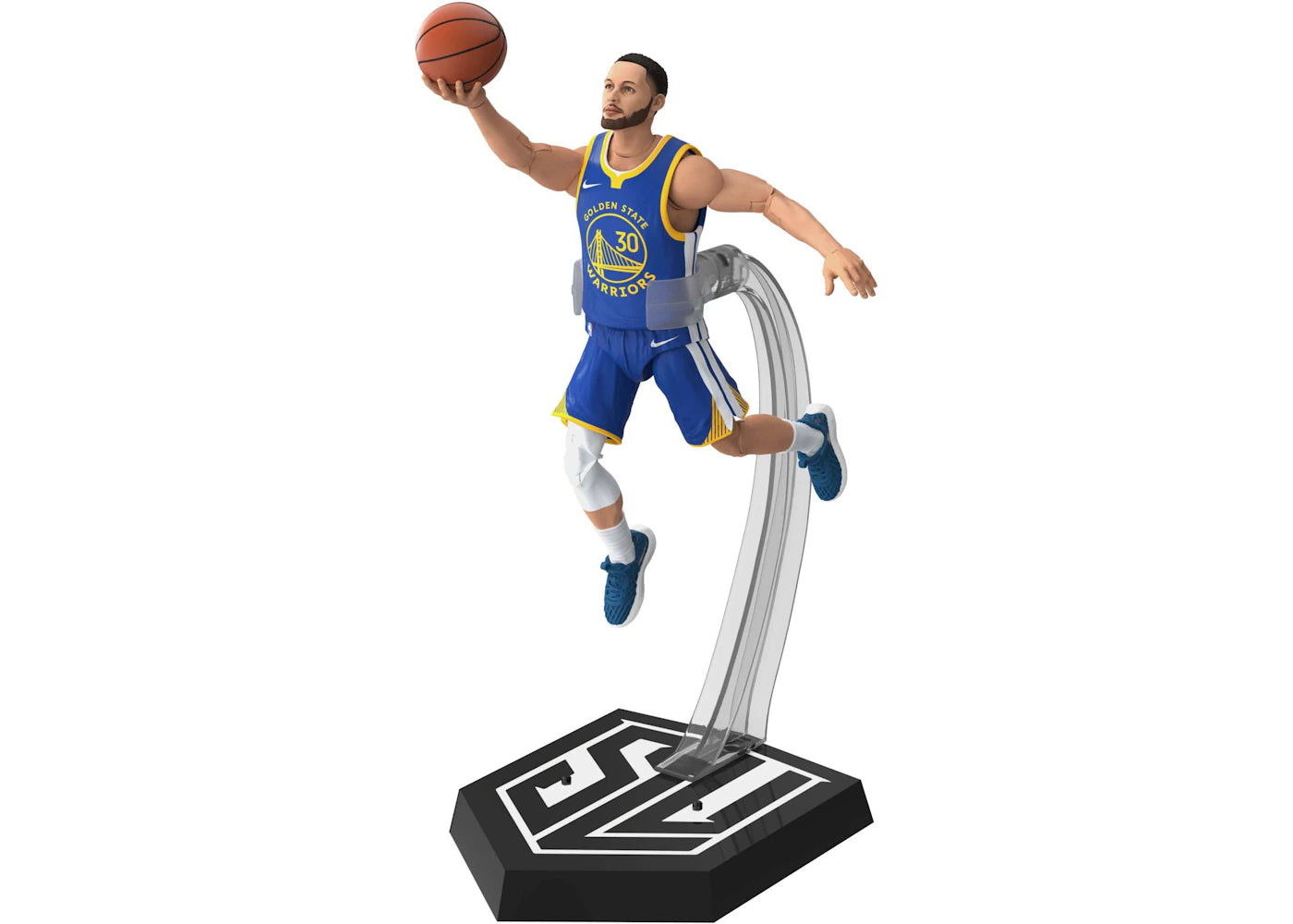Hasbro Starting Lineup NBA Season 1 Golden State Warriors Stephen Curry Action Figure - vue secondaire B