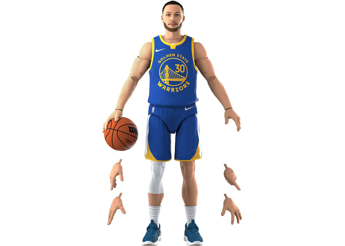 Hasbro Starting Lineup NBA Season 1 Golden State Warriors Stephen Curry Action Figure - vue secondaire B