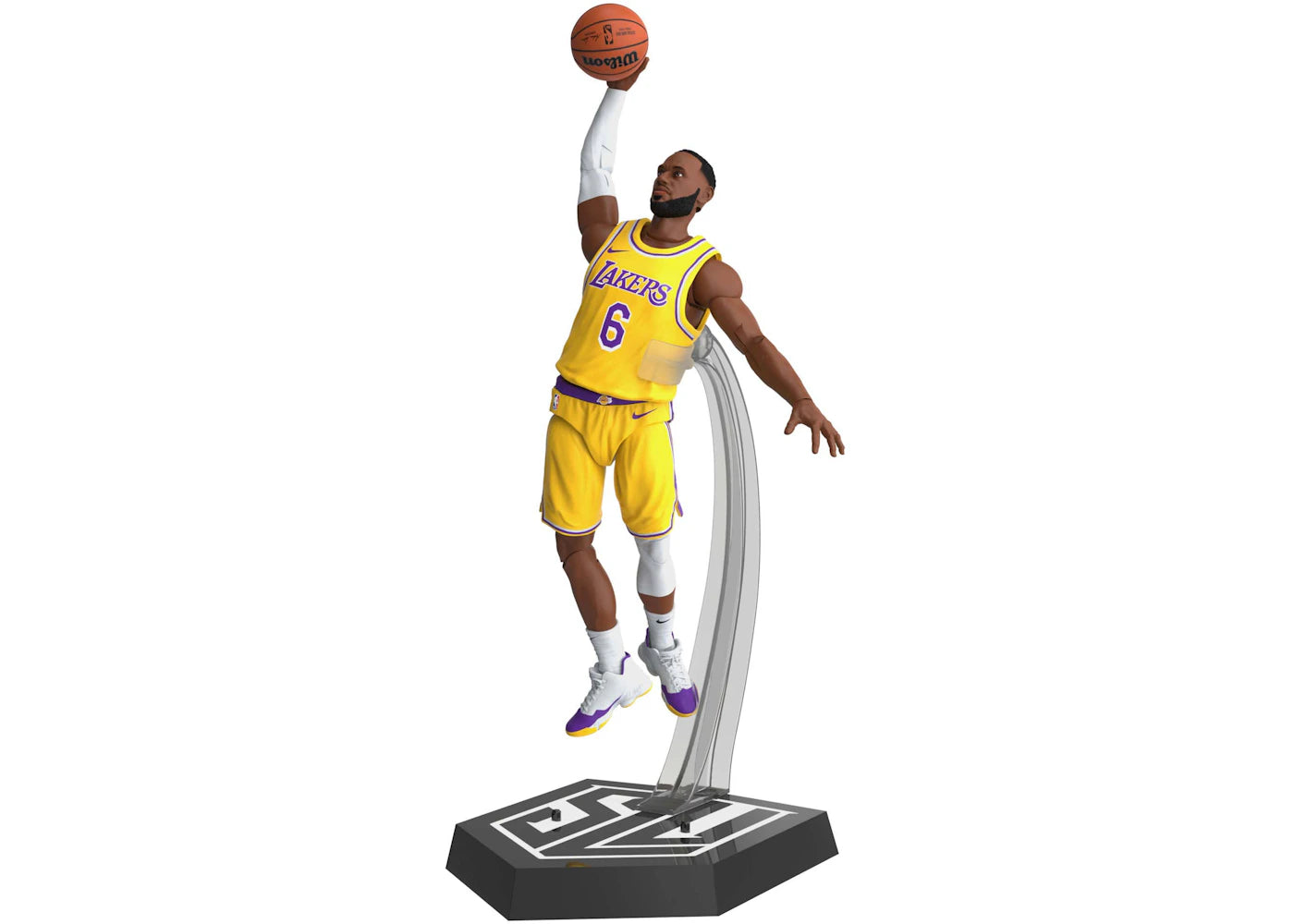 Hasbro Starting Lineup NBA Season 1 Los Angeles Lakers Lebron James Action Figure - vue secondaire B