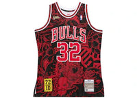 Hebru Brantley x Mitchell & Ness Chicago Bulls Jersey Red/Black