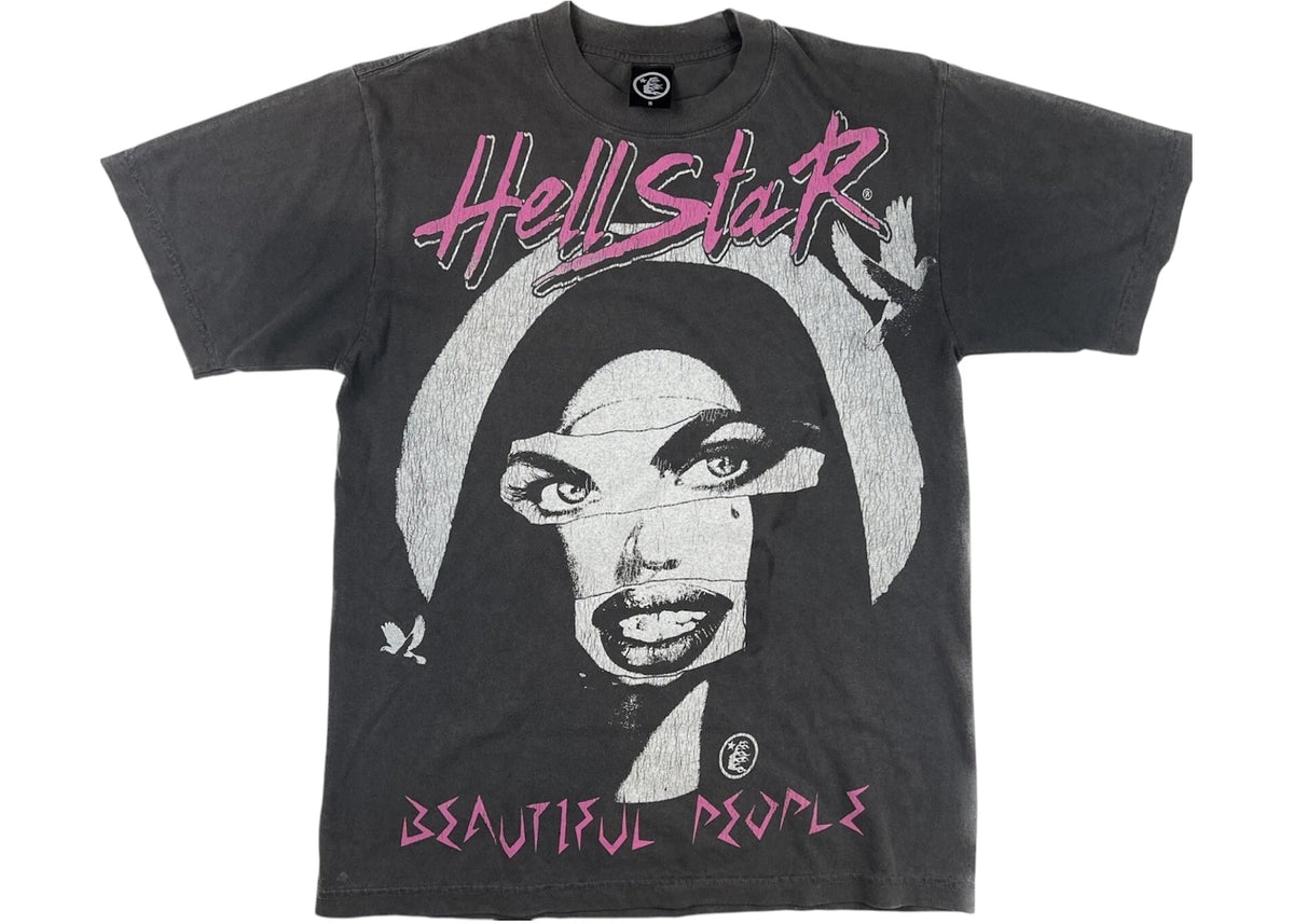 Hellstar Beautiful People T-shirt Black - vue 360