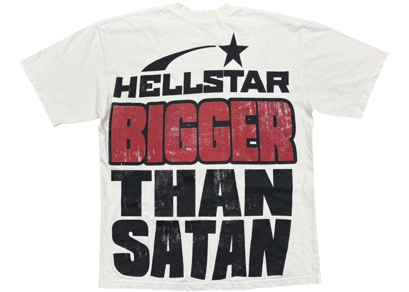 Hellstar Bigger Than Satan T-shirt White - vue secondaire B