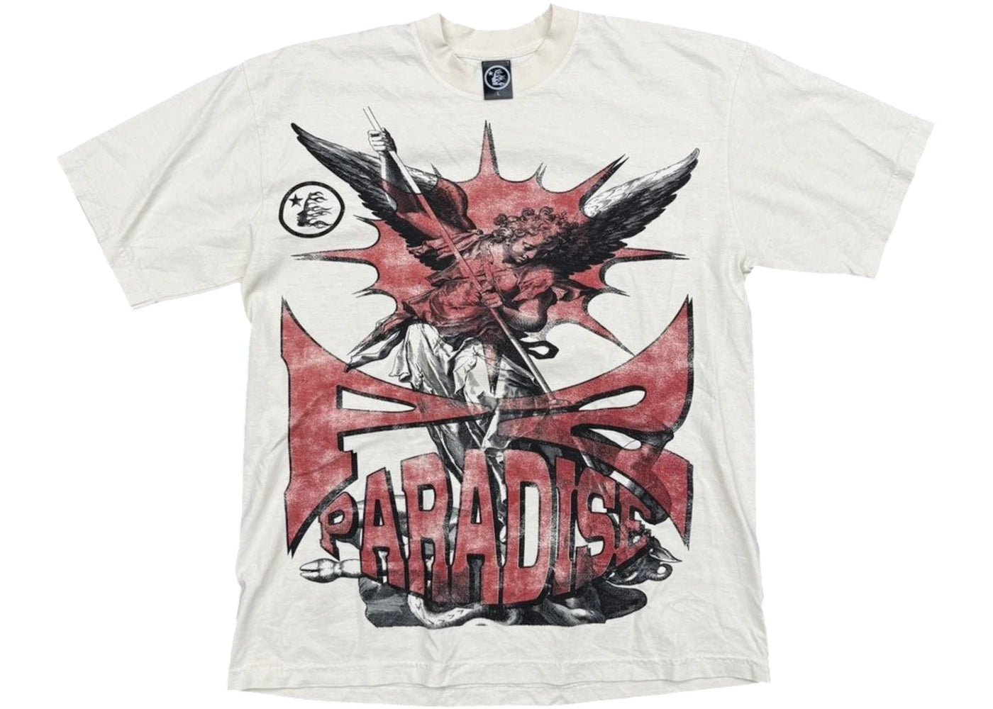 Hellstar Bigger Than Satan T-shirt White - vue secondaire A