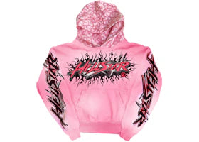 Hellstar Brainwashed With Brain Hoodie Pink