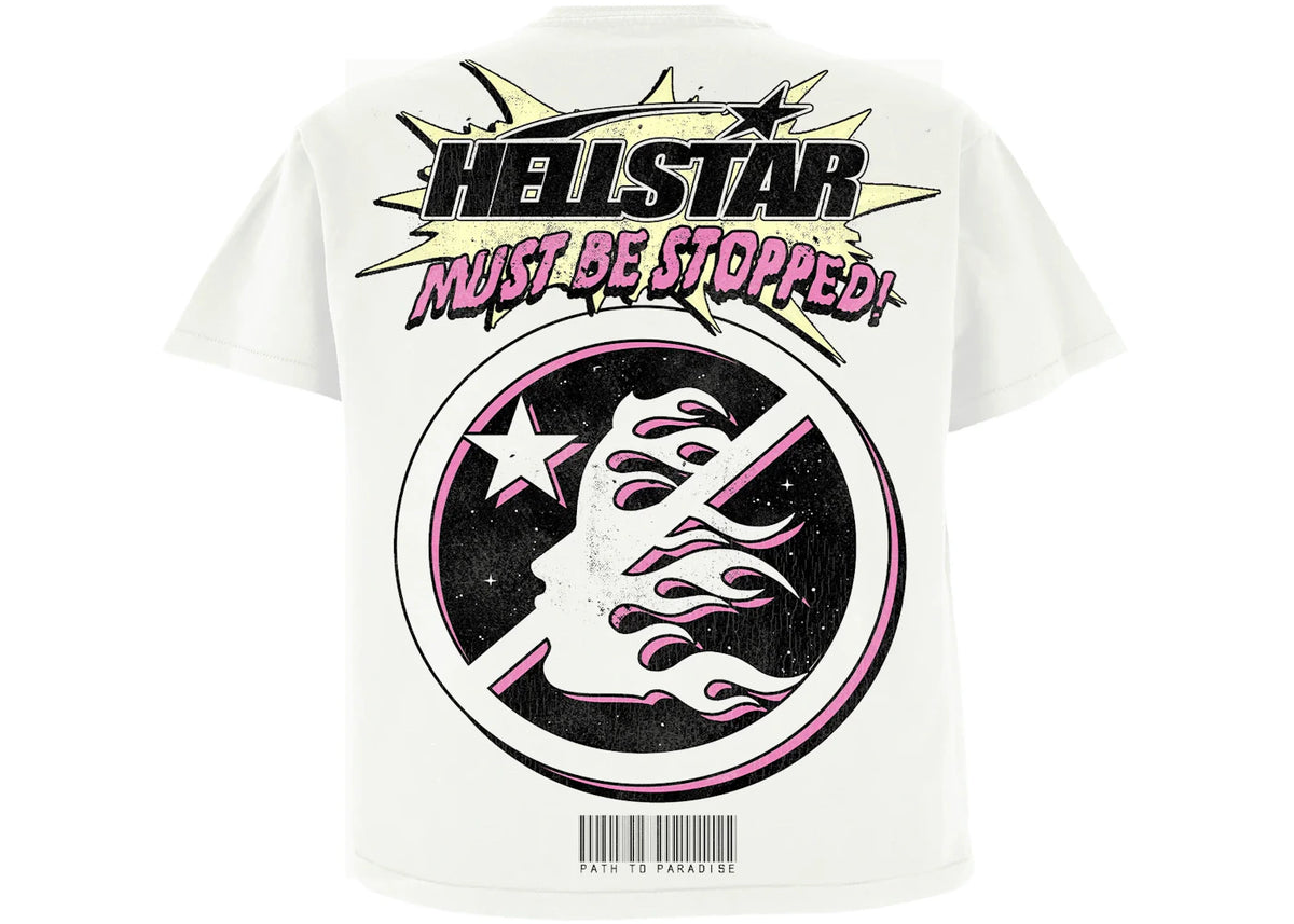 Hellstar Breaking News T-Shirt White - vue secondaire B