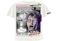 Hellstar Breaking News T-Shirt White