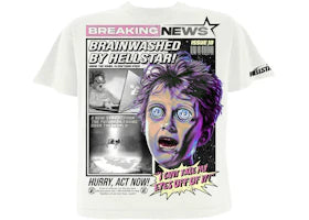 Hellstar Breaking News T-Shirt White