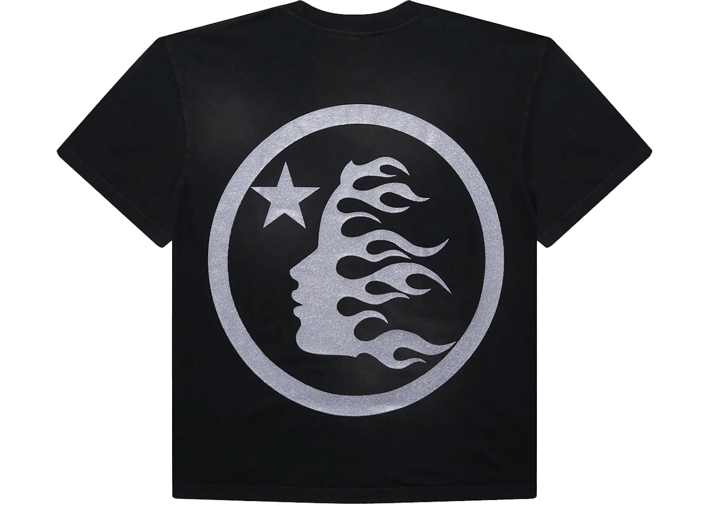 Hellstar Classic Glitter Logo T-shirt Black - vue secondaire A