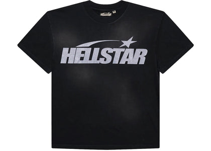 Hellstar Classic Glitter Logo T-shirt Black - authentic Hellstar apparel