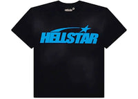 Hellstar Classic T-shirt (Gel Print) Black/Blue
