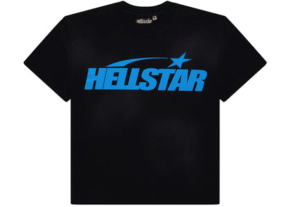 Hellstar Classic T-shirt (Gel Print) Black/Blue - apparel view 2