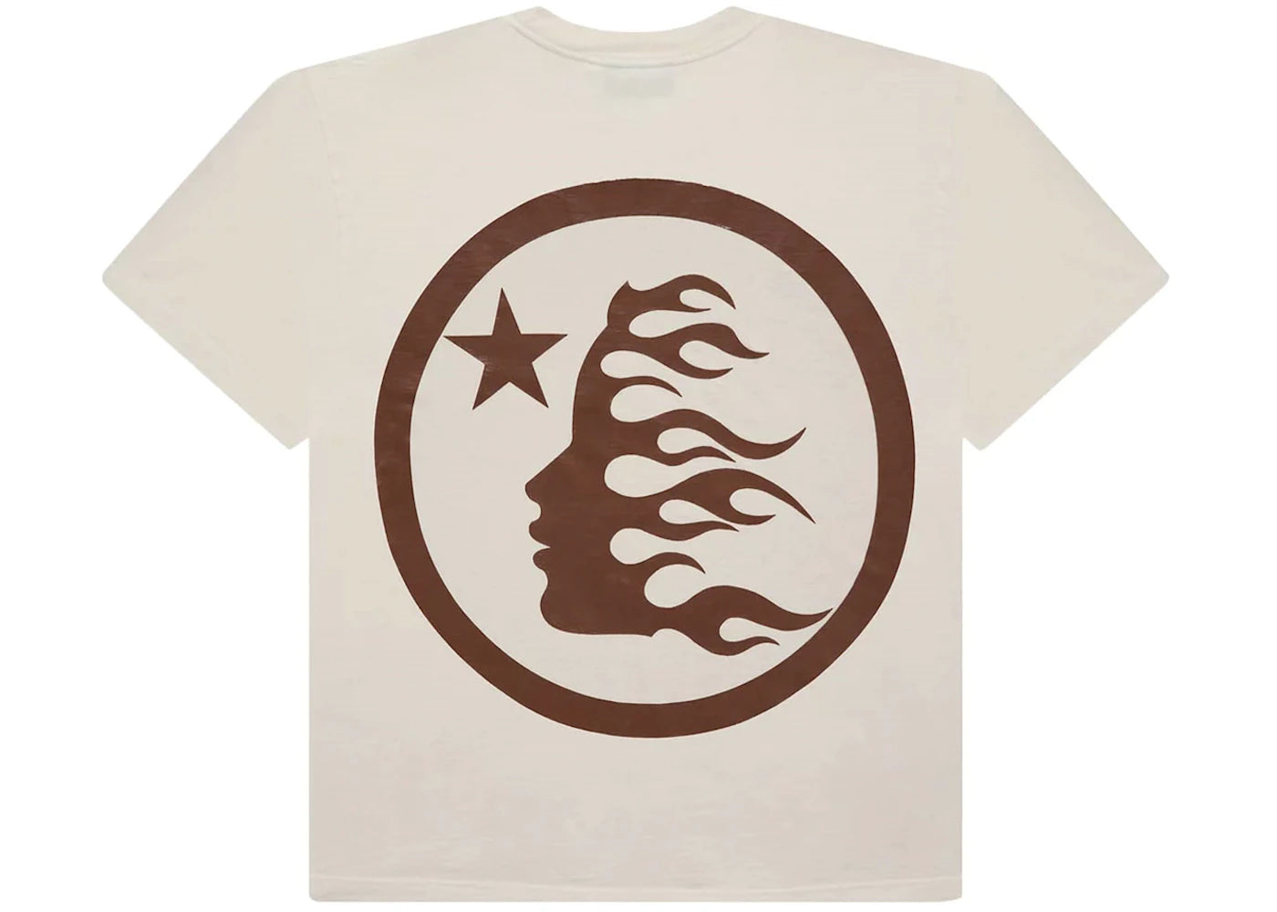 Hellstar Classic T-shirt (Gel Print) White/Brown - vue secondaire B