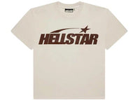 Hellstar Classic T-shirt (Gel Print) White/Brown