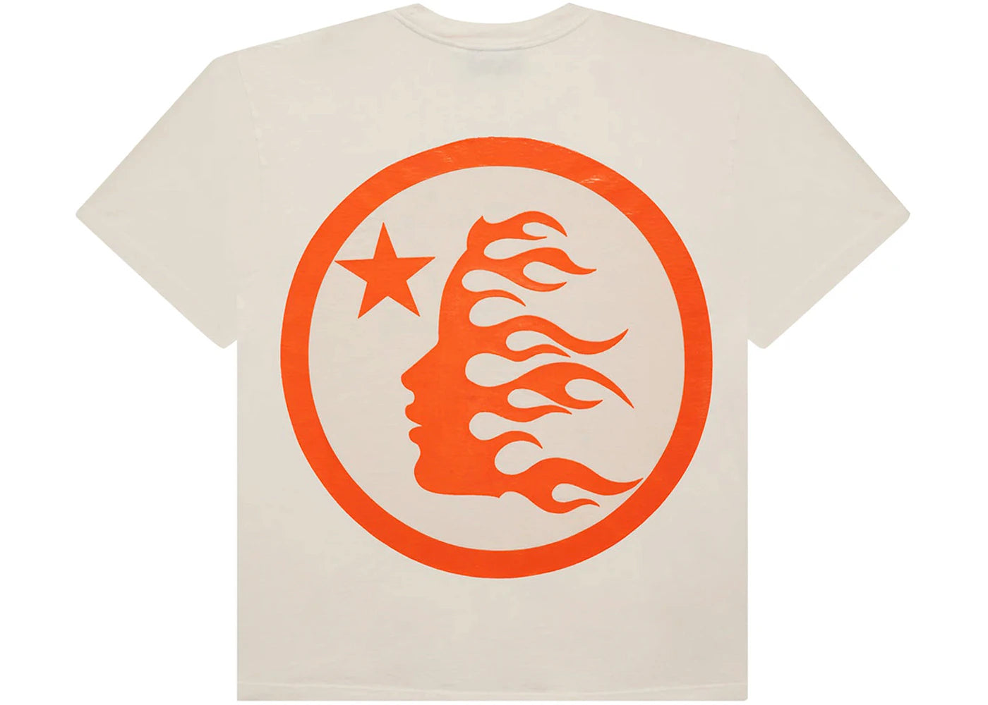 Hellstar Classic T-shirt (Gel Print) White/Orange - vue secondaire A