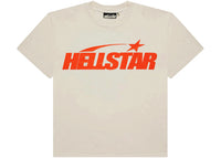 Hellstar Classic T-shirt (Gel Print) White/Orange