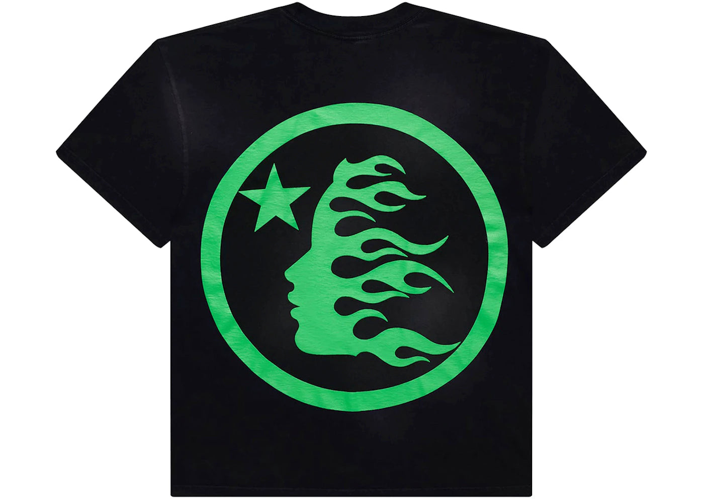Hellstar Classic T-shirt (Regular Print) Black/Green - vue secondaire B