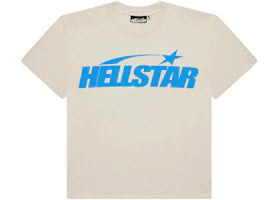 Hellstar Classic T-shirt (Regular Print) White/Blue
