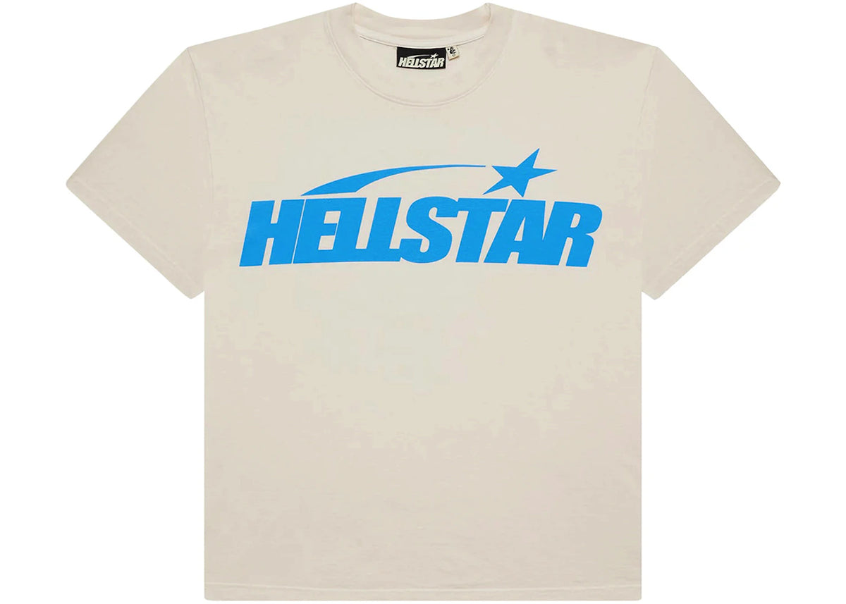 Hellstar Classic T-shirt (Regular Print) White/Blue - vue secondaire A