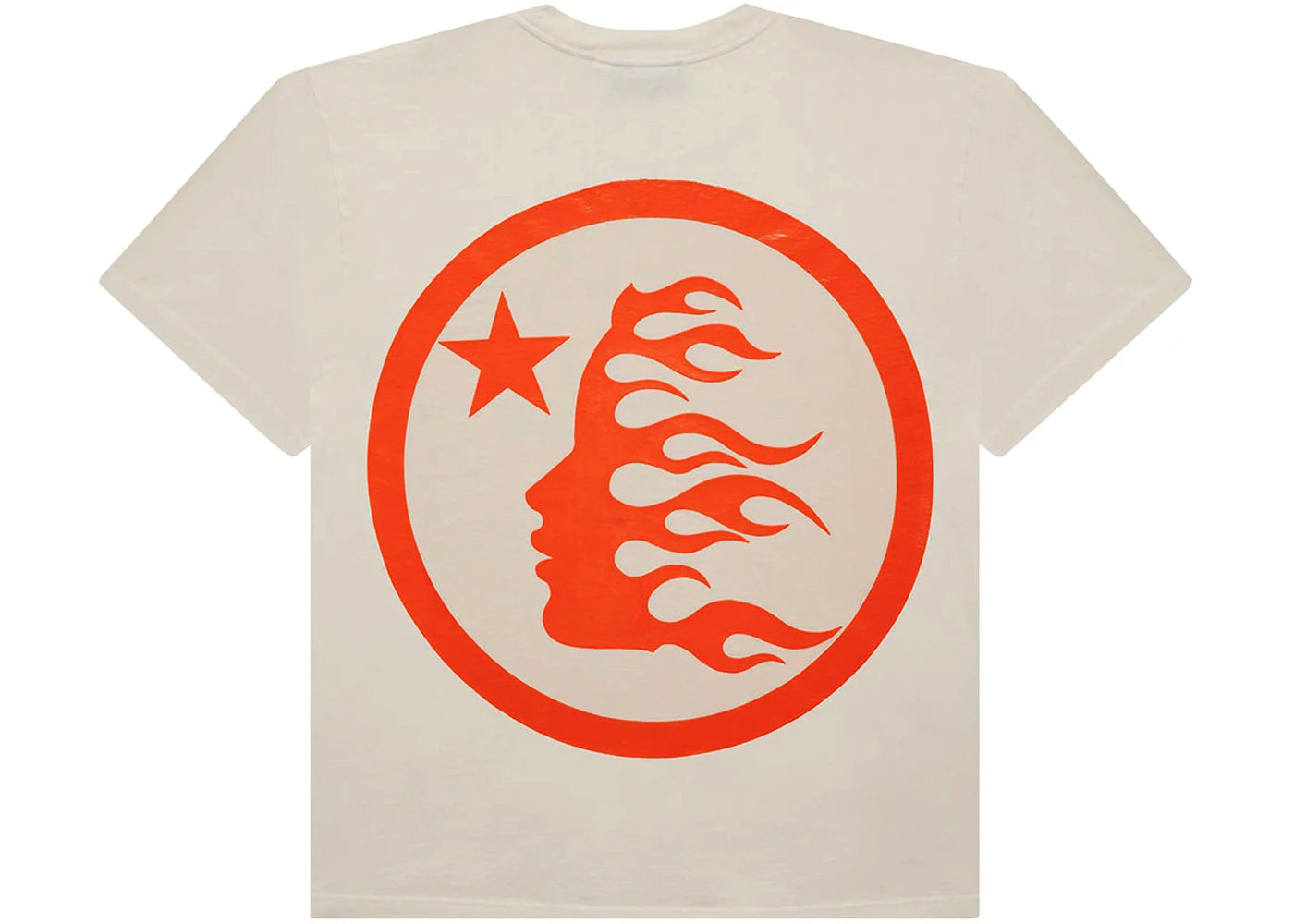 Hellstar Classic T-shirt (Regular Print) White/Orange - vue secondaire B