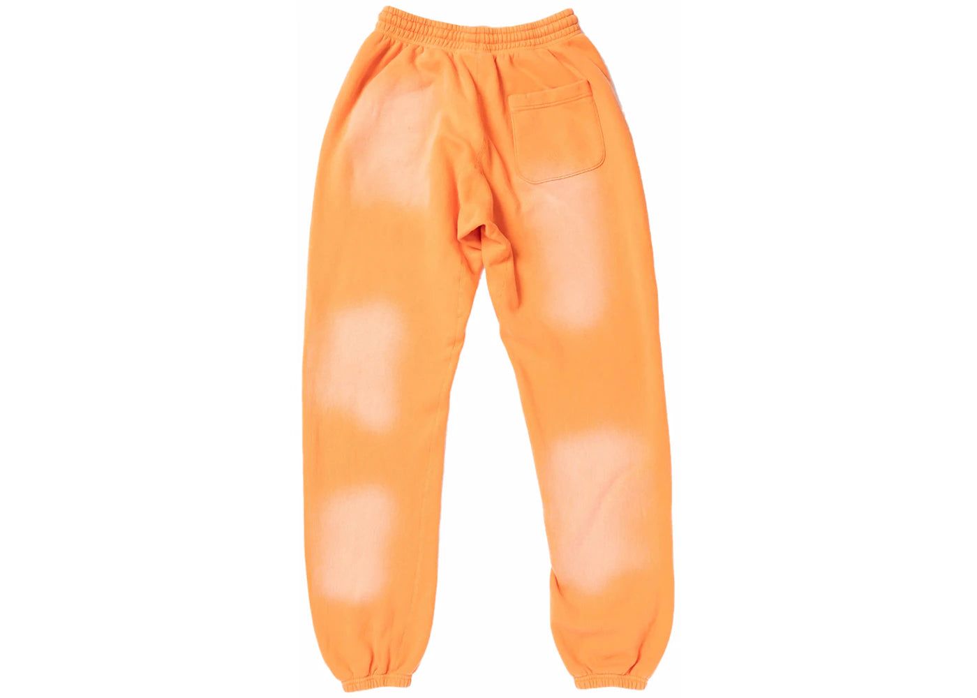 Hellstar Fire Orange Closed Elastic Bottom Sweatpants Orange Dye - vue secondaire B