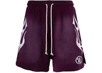 Hellstar Flame Shorts Brown