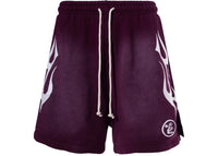 Hellstar Flame Shorts Brown