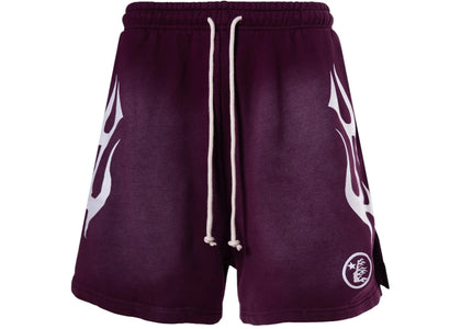 Hellstar Flame Shorts Brown - apparel view 2