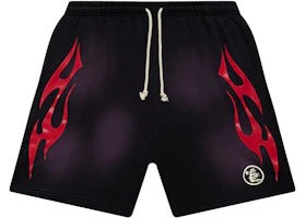 Hellstar Flame Shorts Purple