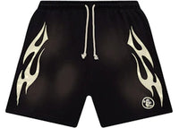 Hellstar Flame Shorts Brown/White