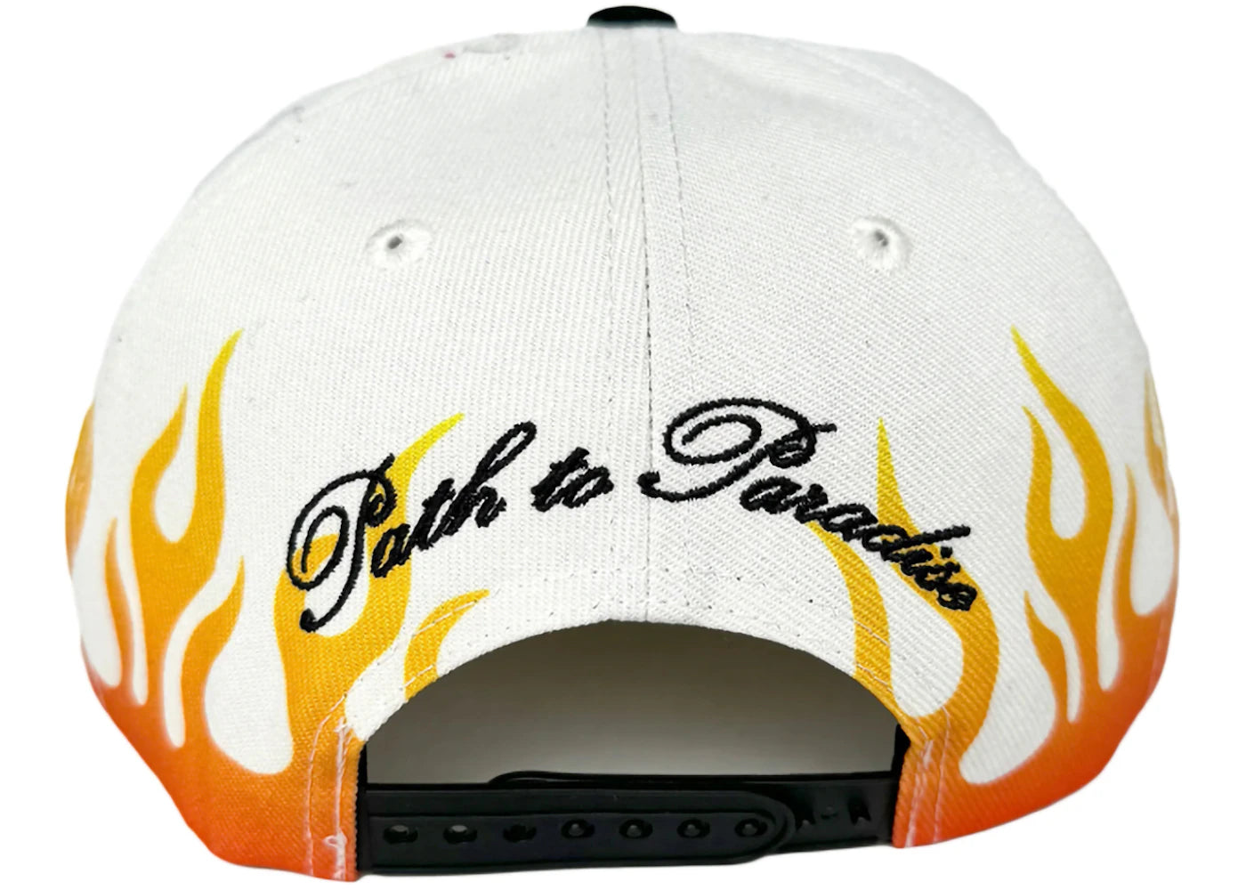 Hellstar Flame Vintage Snapback Hat Cream/Navy - vue secondaire B