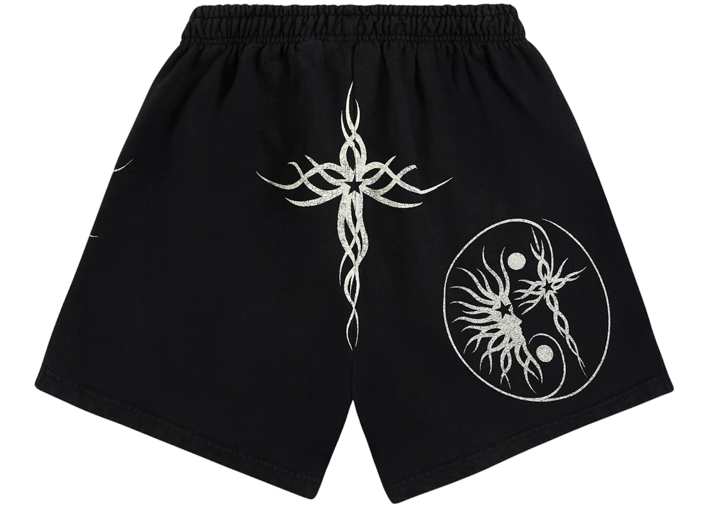 Hellstar Flame Yang Short Black - vue secondaire A