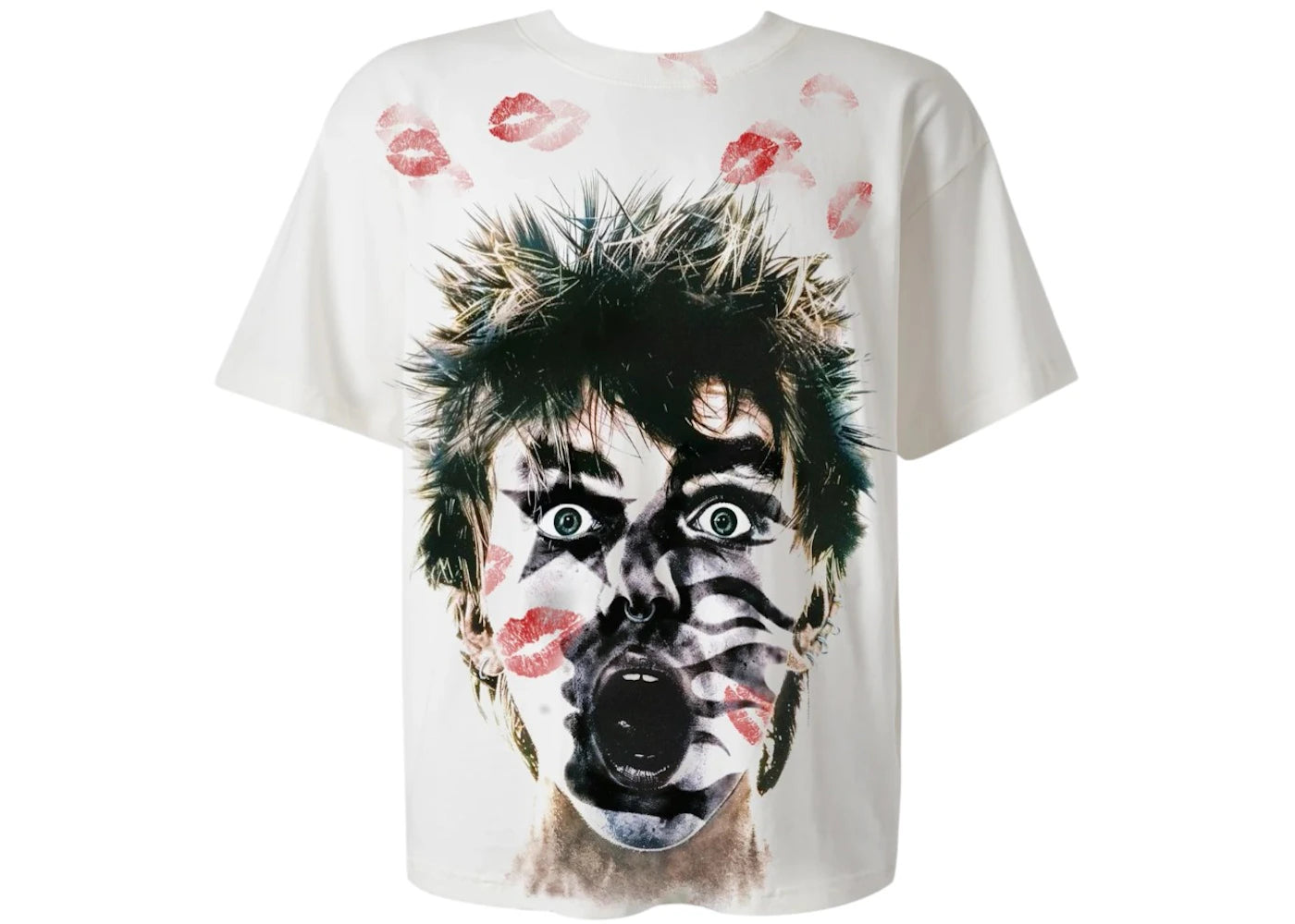 Hellstar French Kiss T-shirt White - vue secondaire A