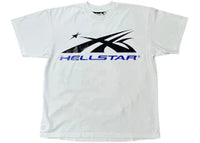 Hellstar Gel Sport Logo T-shirt White/Blue