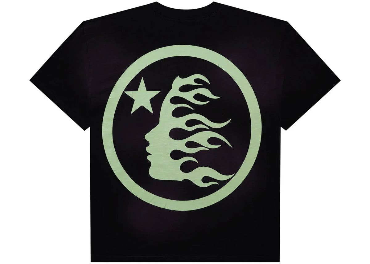 Hellstar Glow in the Dark Sports Logo T-shirt Purple - vue secondaire A