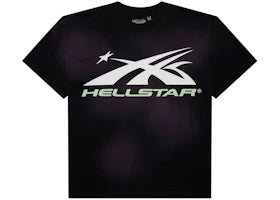 Hellstar Glow in the Dark Sports Logo T-shirt Purple