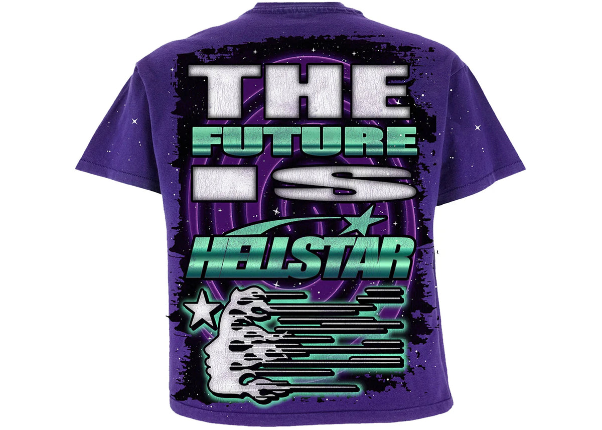 Hellstar Goggles T-Shirt Purple - vue secondaire B