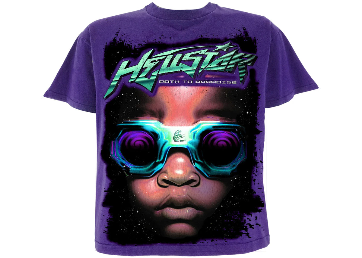 Hellstar Goggles T-Shirt Purple - vue secondaire A