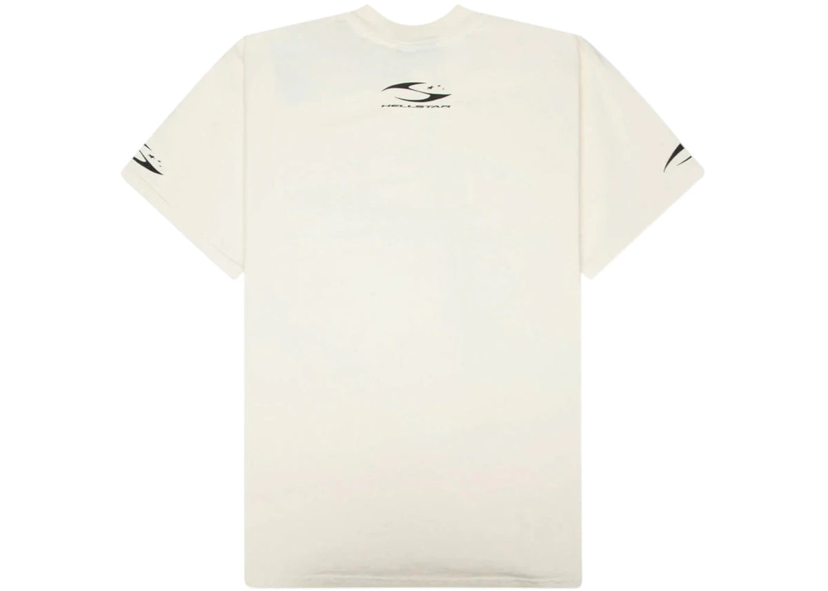 Hellstar H Cursive Logo T-shirt White - vue secondaire B