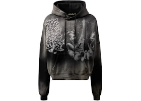 Hellstar I Heart Paris Hoodie Black - vue 360