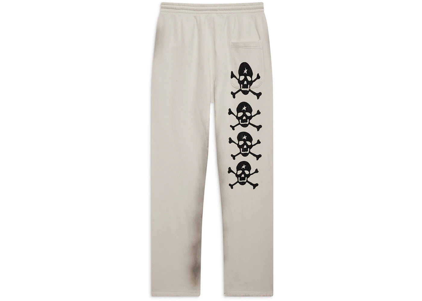 Hellstar If You Dont Like Us Beat Us Sweatpants White - vue secondaire A