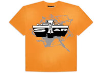 Hellstar Jesus T-Shirt Orange