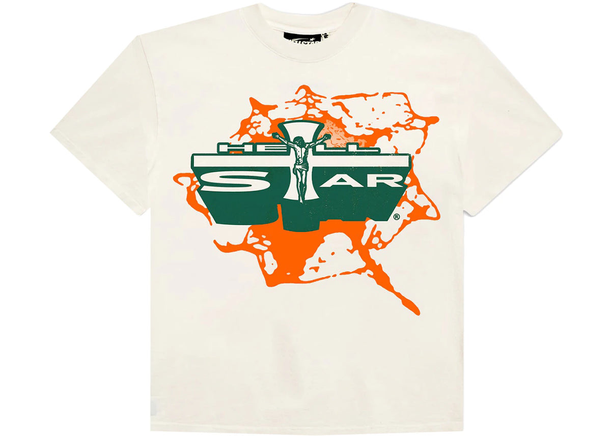 Hellstar Jesus T-Shirt White - vue secondaire A
