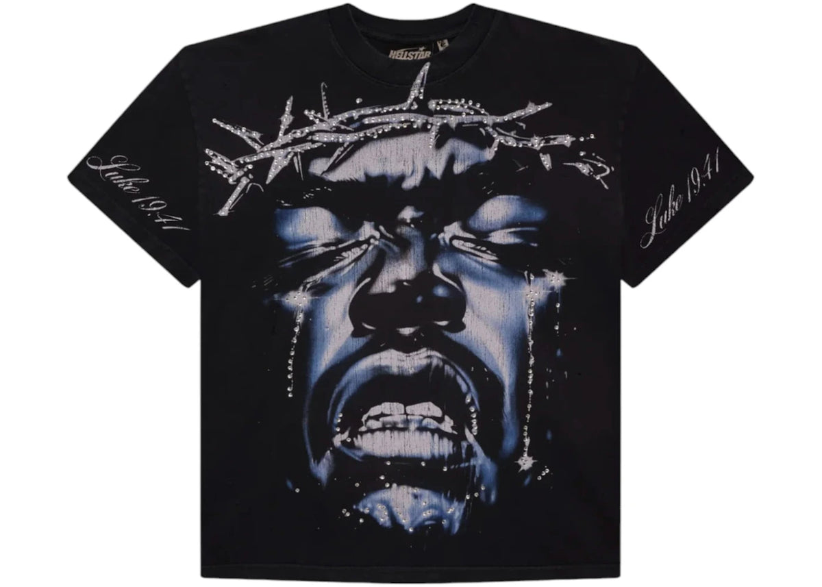 Hellstar Jesus Wept T-Shirt Black - vue secondaire A