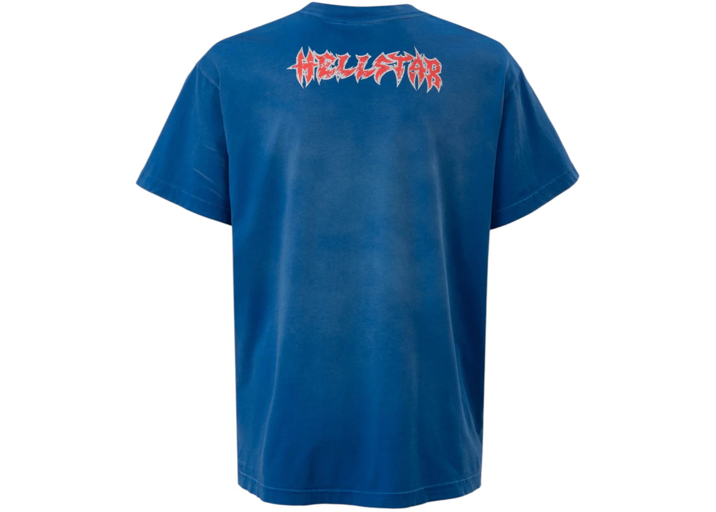 Hellstar Metal Logo T-shirt Blue - vue secondaire B