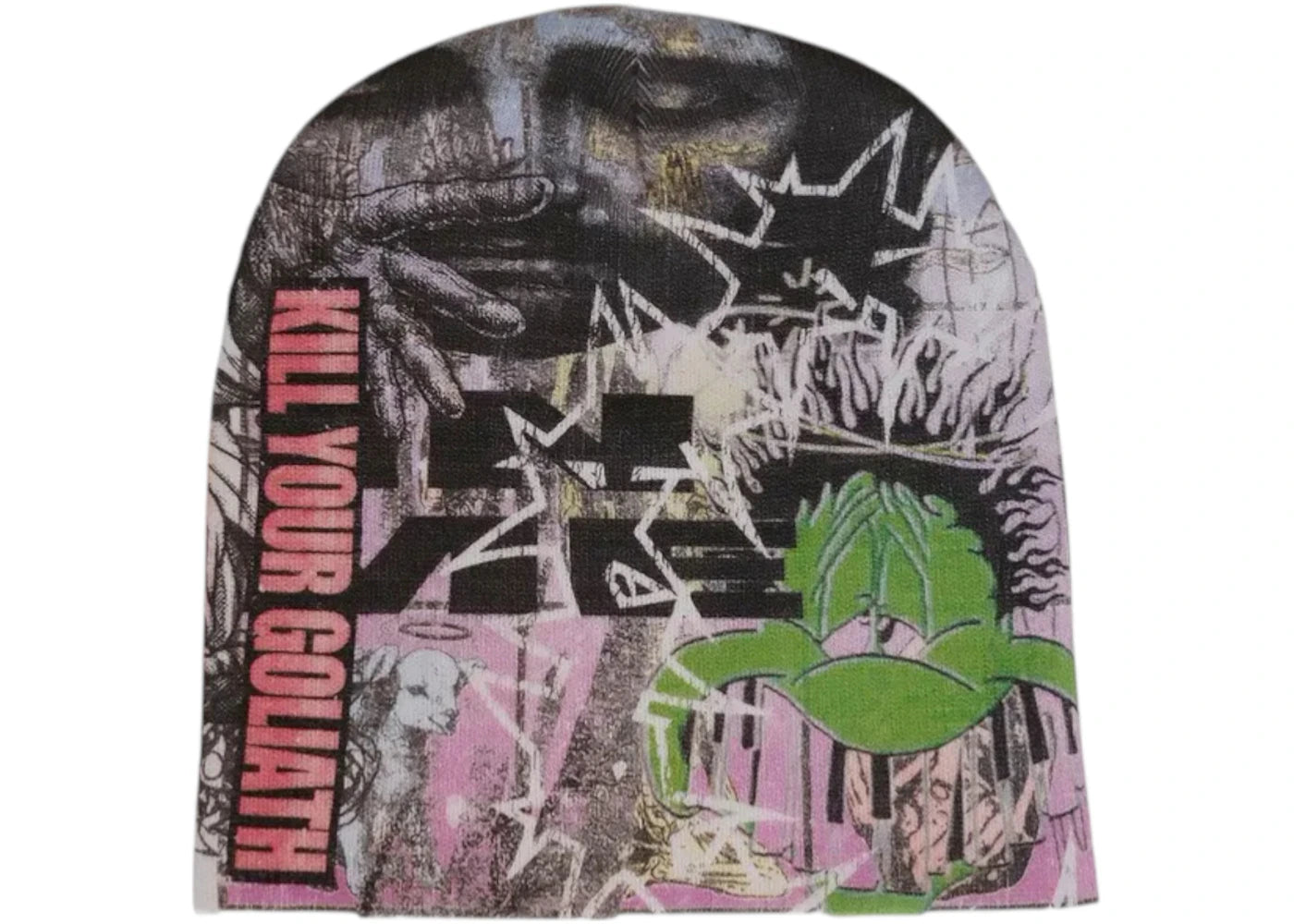 Hellstar No Guts No Glory Beanie Multicolor - vue secondaire A