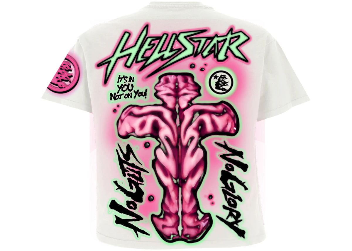 Hellstar No Guts No Glory T-Shirt White - vue secondaire B