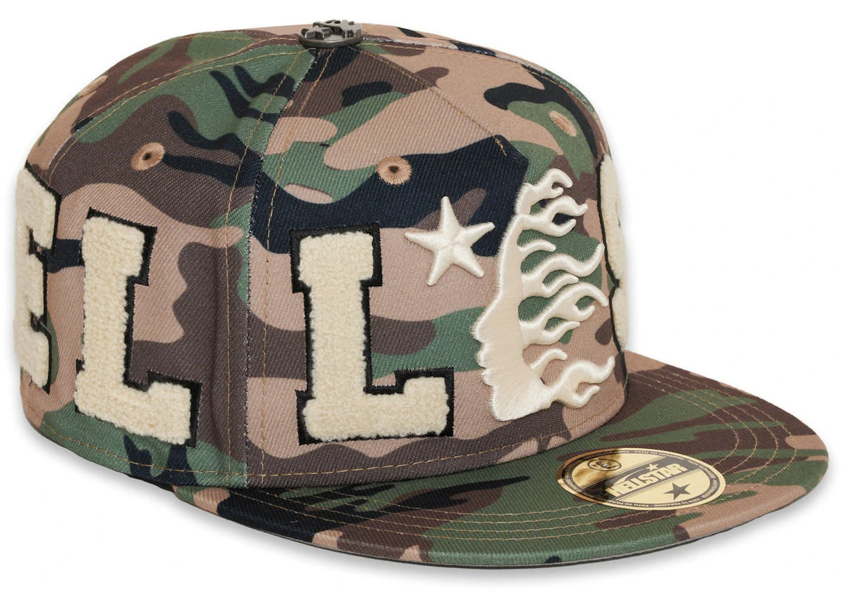 Hellstar OG Patch Fitted Hat Camo - vue secondaire B